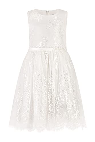 Mädchen Kleid Taufkleid Kommunionkleid Festkleid Cocktailkleid Partykleid feine Spitze Prinzessin Brautjungfer Mädchen Hochzeit Blumenmädchen (as3, numeric, numeric_122, regular) von Happy Girls by Eisend