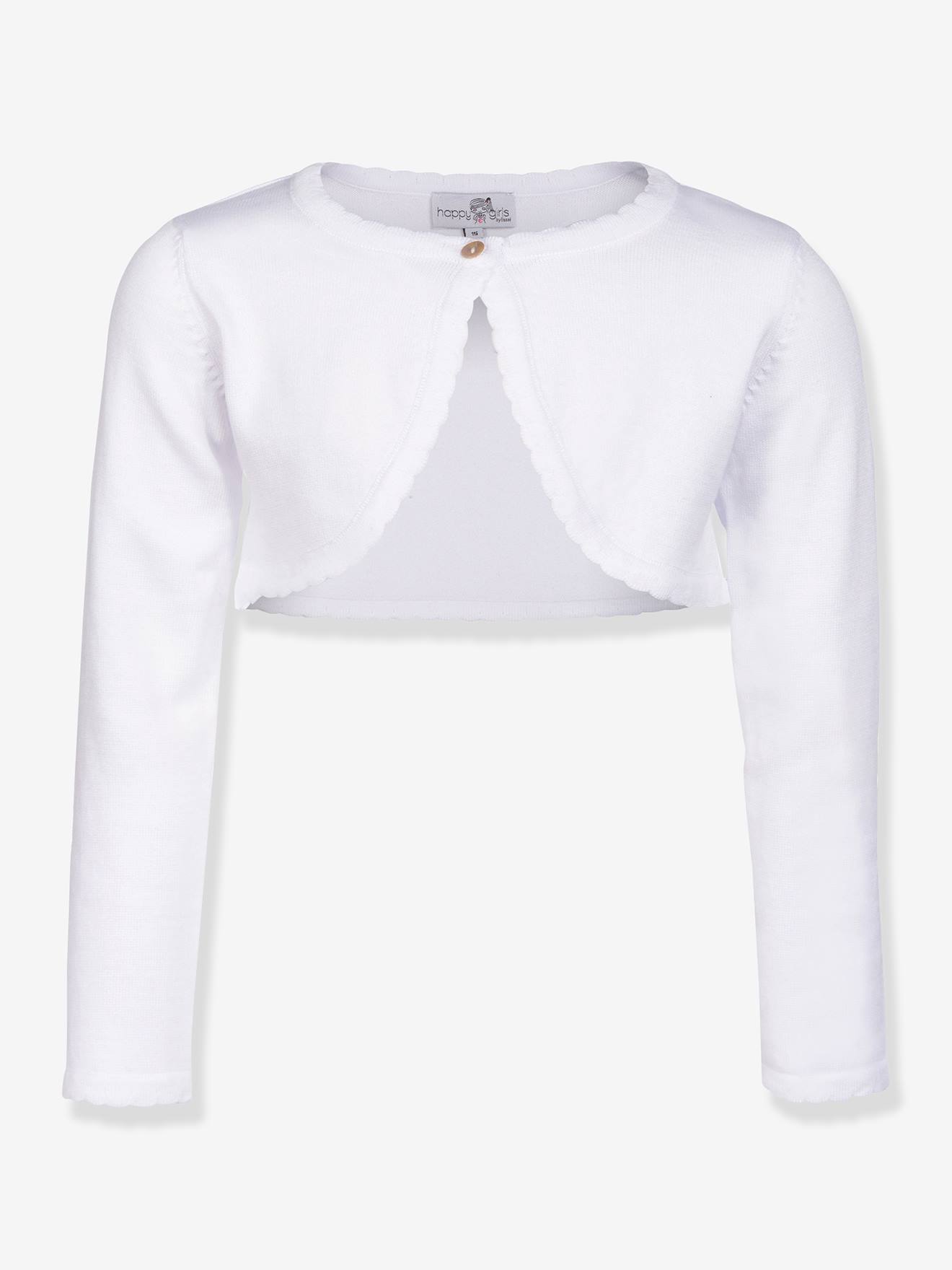 Bolero Mädchen mit Wellsaum Happy Girls von Happy Girls