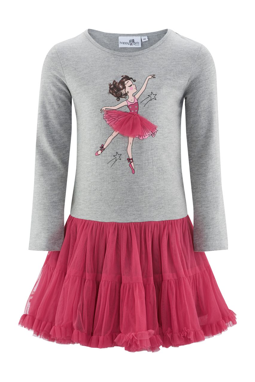 Happy Girls Kleid Winter grey melange Winterkleid von Happy Girls