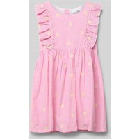 Happy Girls Kleid mit Motiv-Stitching in Pink, Größe 116 von Happy Girls