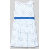 Happy Girls Kleid mit Taillenband in Bleu, Größe 104 von Happy Girls