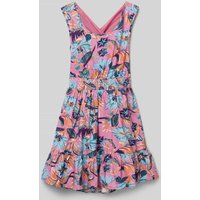 Happy Girls Kleid mit elastischem Taillenband in Rosa, Größe 146 von Happy Girls