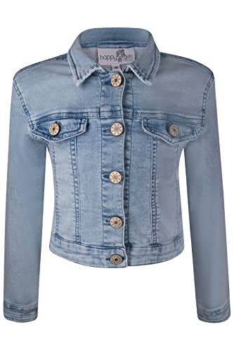 Happy Girls Mädchen Jeansjacke Jeans Blue 731320 von Happy Girls