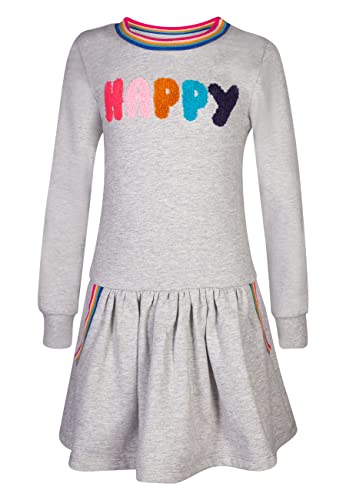 Happy Girls Mädchen Kinderkleid, Grey Melange, 92 EU von Happy Girls