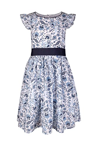 Happy Girls Mädchen Kleid Blaue Blumen (110) von Happy Girls