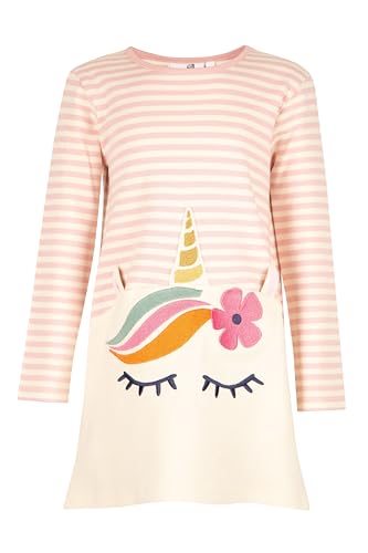 Happy Girls Mädchen Kleid Kinderkleid, Dusty Rose, 140 cm von Happy Girls