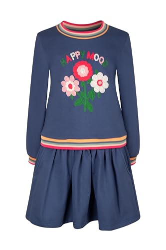 Happy Girls Mädchen Kleid Kinderkleid, Jeans Blue, 110 von Happy Girls
