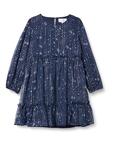 happy girls Mädchen Mädchenkleid gewebt Kinderkleid, Navy, Regular von Happy Girls