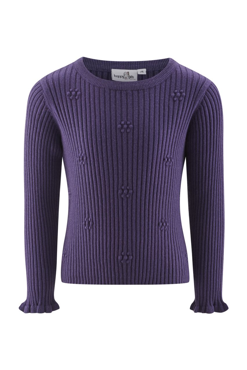 Happy Girls Strickpullover Mädchen lila weich von Happy Girls