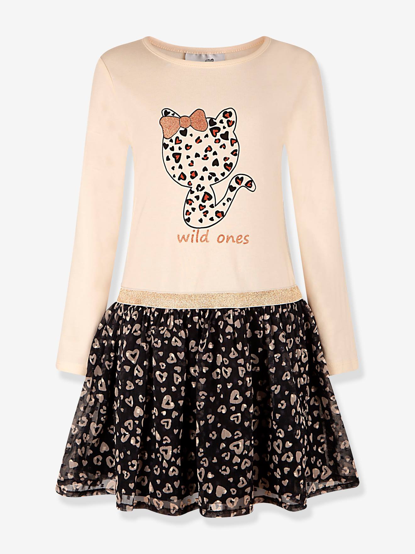 Kleid Tüllrock Happy Girls Mädchen Katzenmotiv von Happy Girls