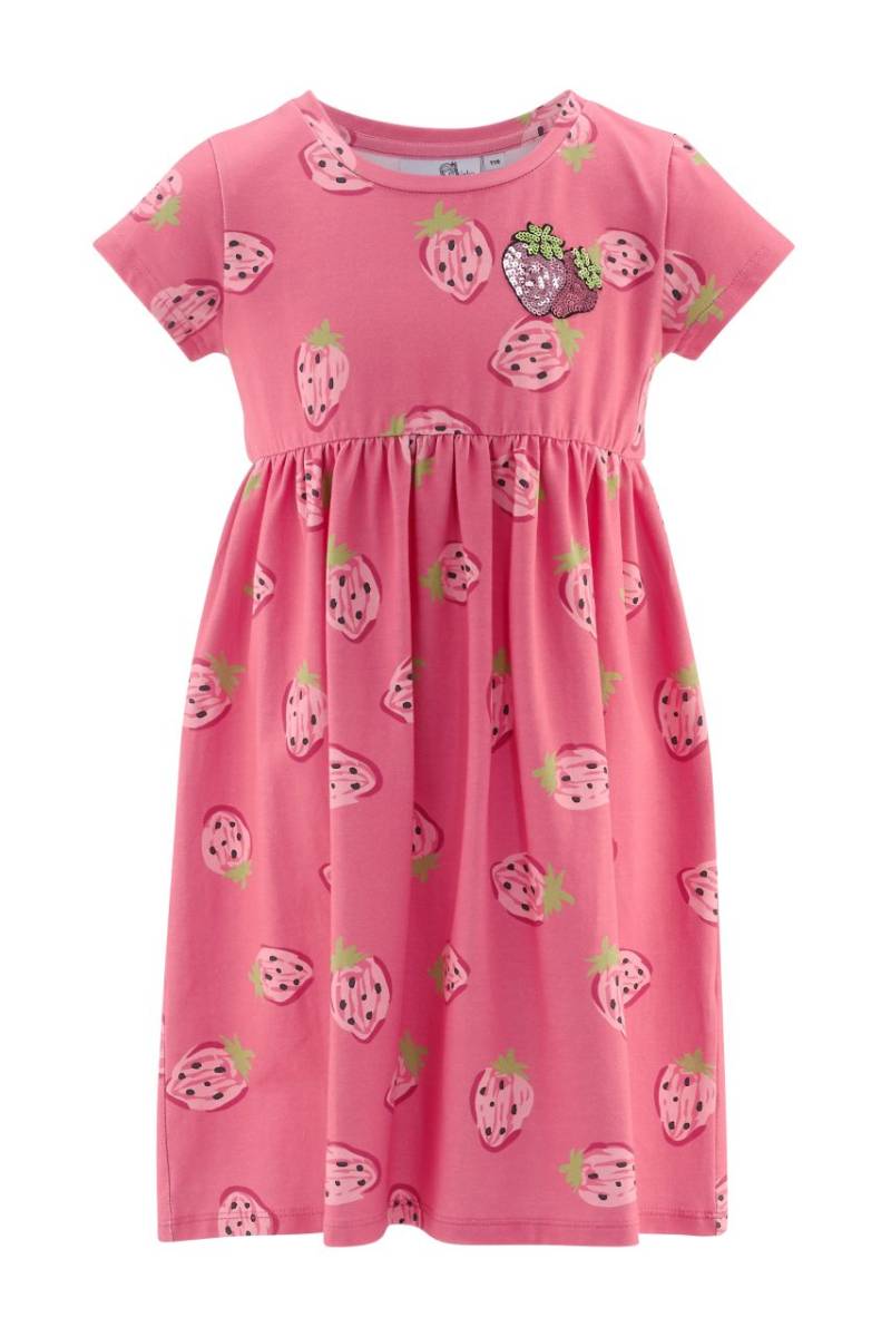 Kleid light pink mit Erdbeeren / Happy girls by Eisend von Happy Girls