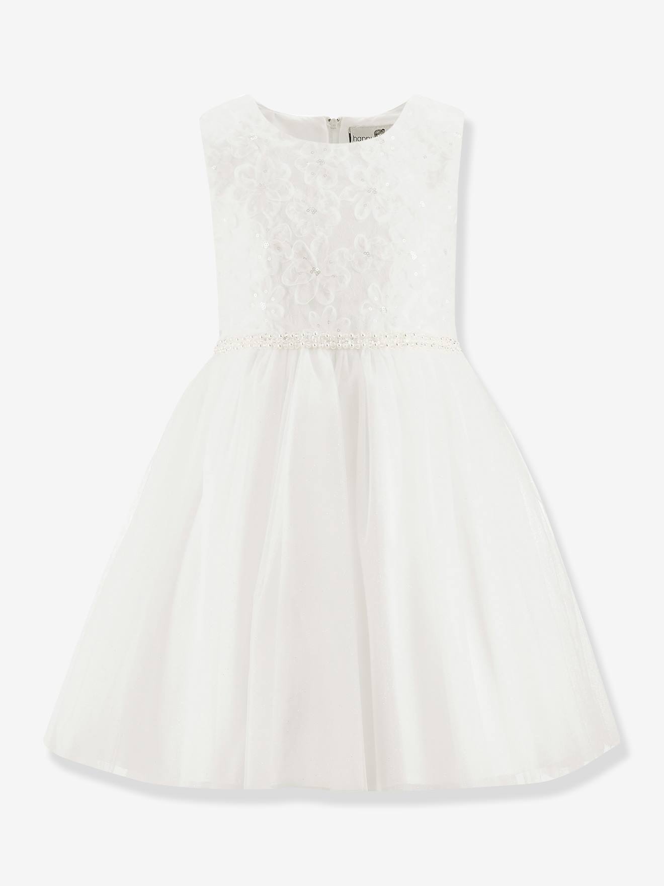 Kleid mit Spitze und Blüten Mädchen Happy Girls von Happy Girls