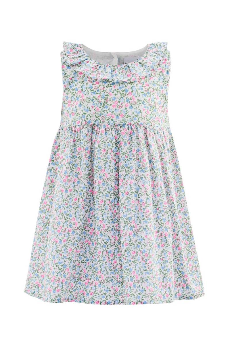 Kleid neon pink mit Blumen / Happy Girls by Eisend von Happy Girls