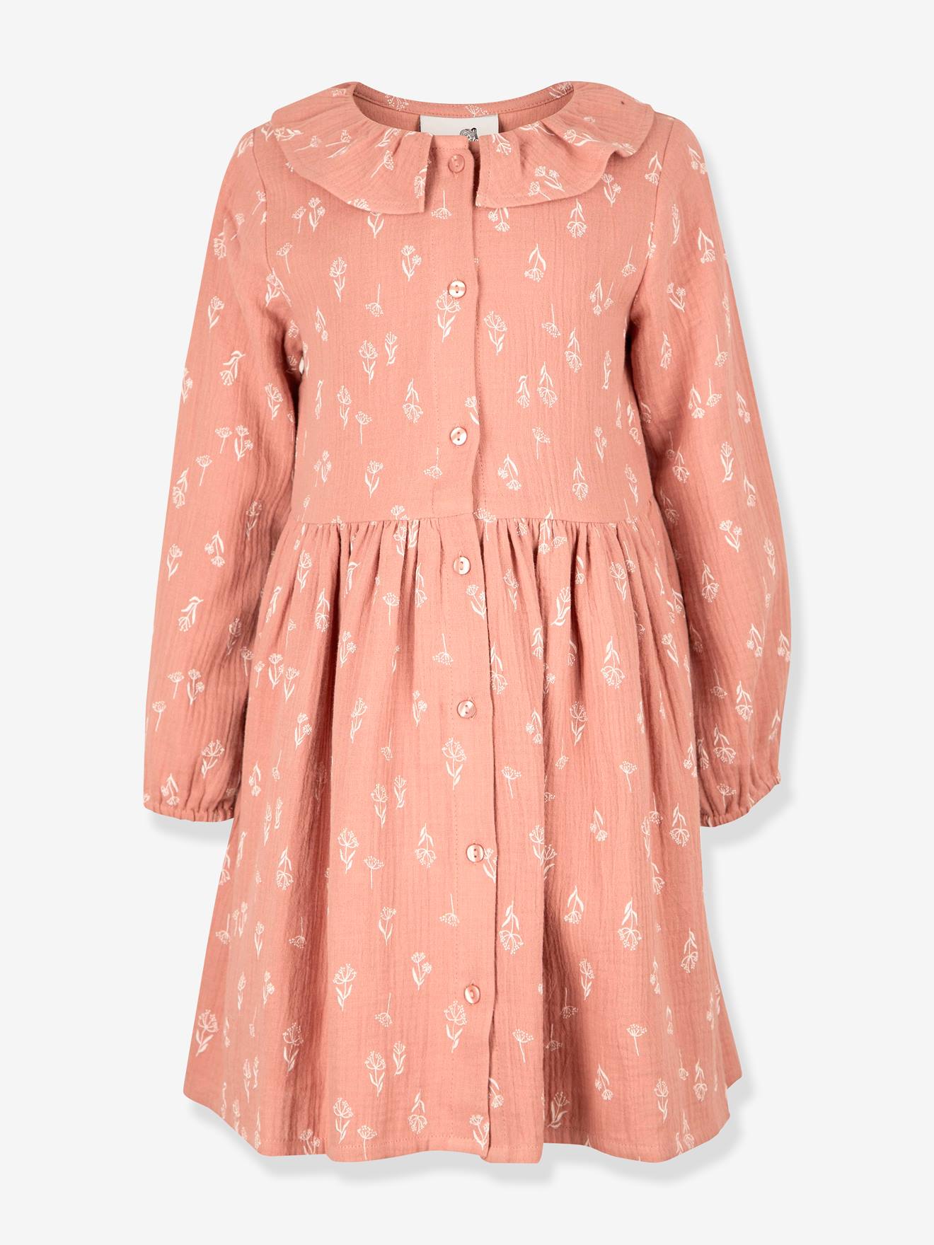 Musselinkleid Rüschenkragen Happy Girls Mädchen pudrig von Happy Girls