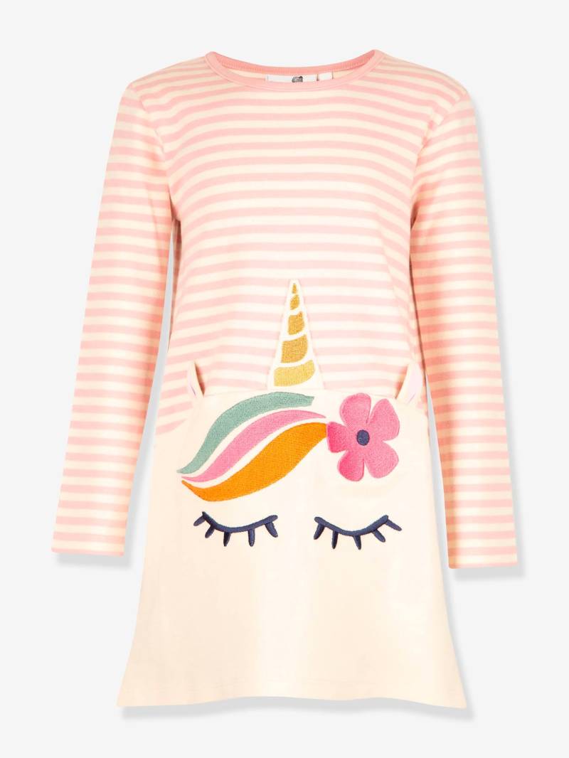 Shirtkleid mit Einhorn-Applikation Happy Girls Mädchen pudrig von Happy Girls