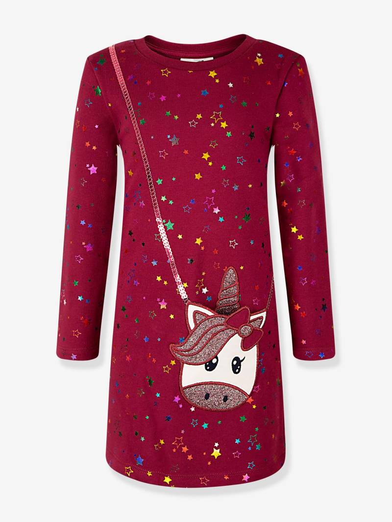 Shirtkleid mit Fake-Tasche Happy Girls Mädchen granatapfel von Happy Girls