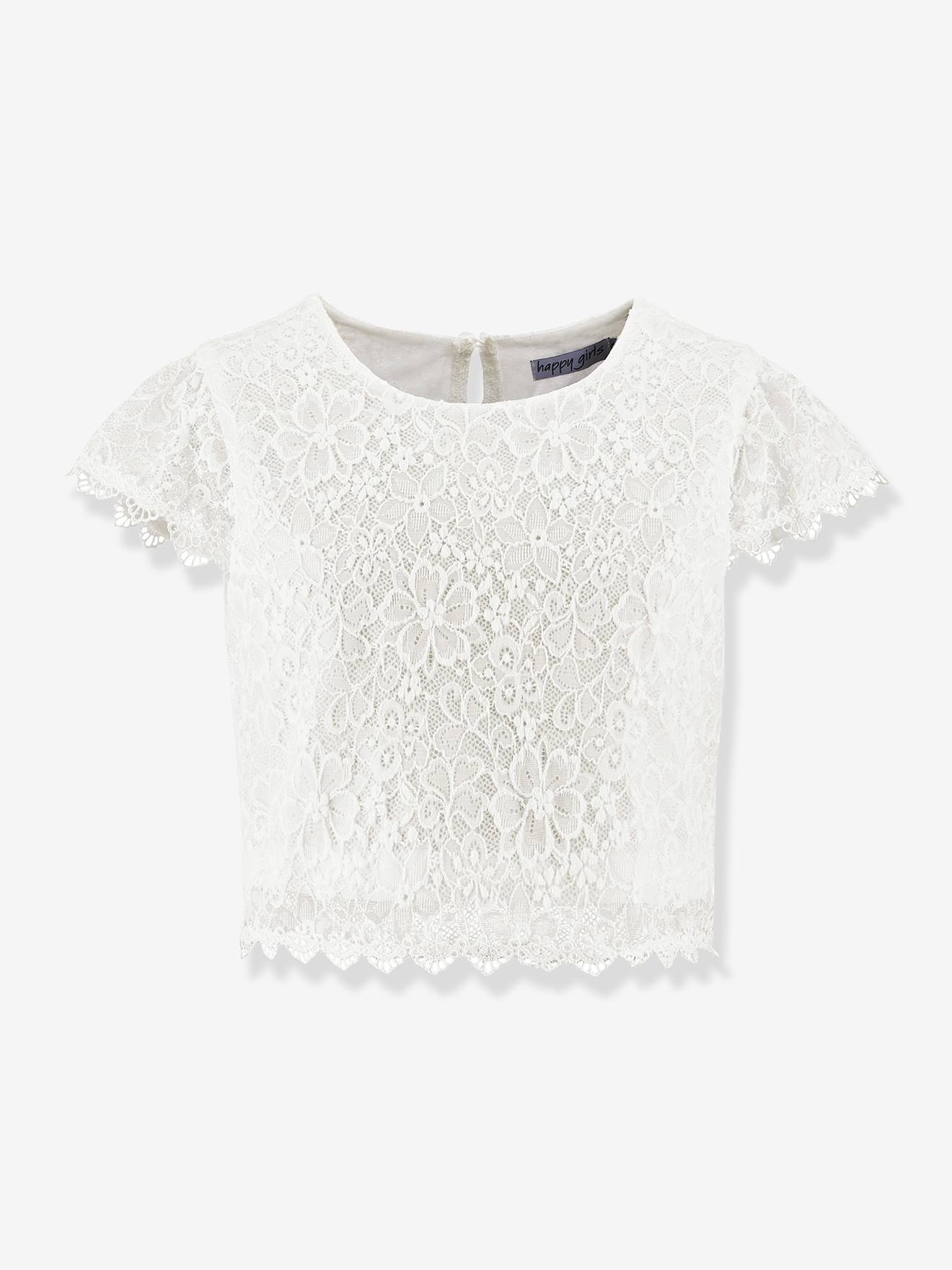 Spitzen-Shirt Mädchen Happy Girls von Happy Girls