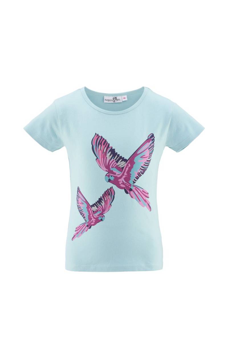 T-Shirt light blue mit Papageien / Happy Girls by Eisend von Happy Girls