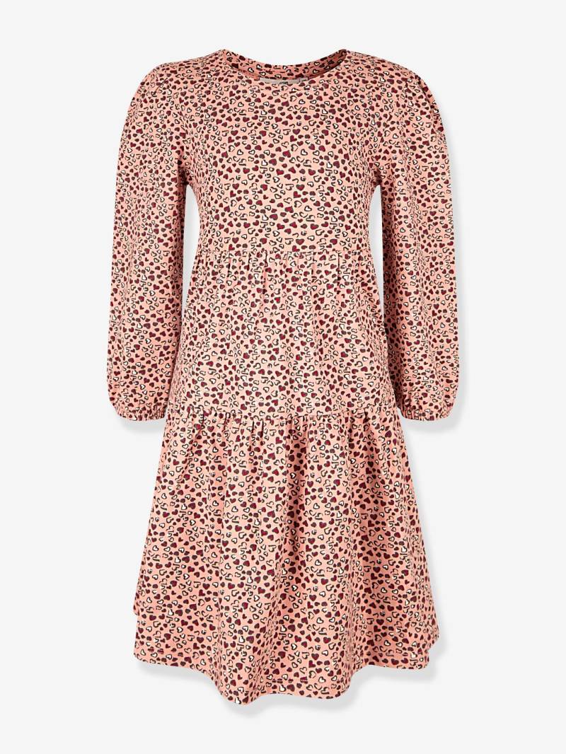 Volantkleid Langarm Happy Girls Mädchen mit Herzmuster pudrig von Happy Girls