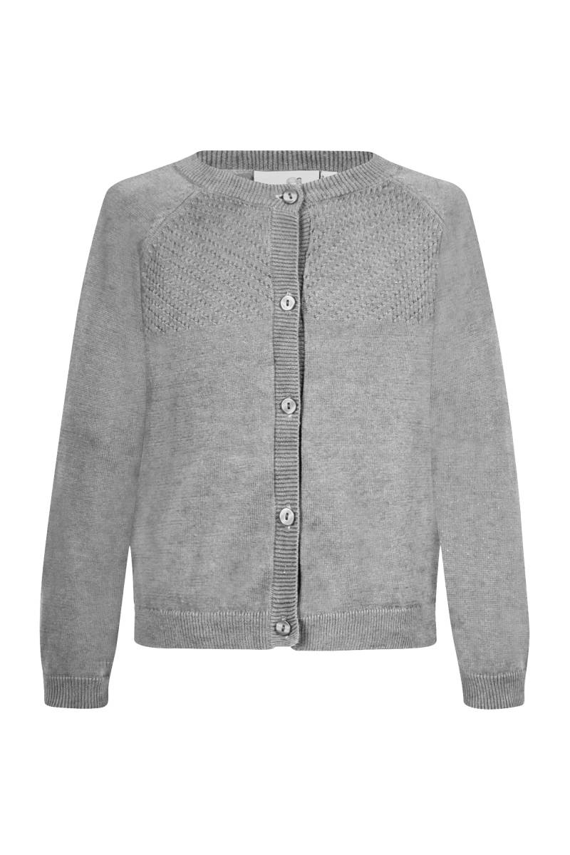 happy girls Strickjacke mit hochwertigem Strickmuster im vorderen Brustbereich von Happy Girls