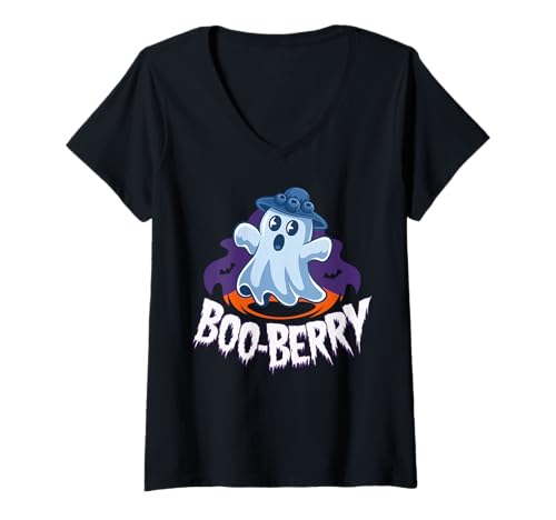 Damen Fröhlicher Leckerbissen für Obstliebhaber an Halloween T-Shirt mit V-Ausschnitt Damen Fröhlicher Leckerbissen für Obstliebhaber an Halloween T-Shirt mit V-Ausschnitt von Happy Halloween Fruit Trick Or Treat
