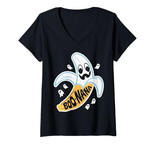 Damen Fröhlicher Leckerbissen für Obstliebhaber an Halloween T-Shirt mit V-Ausschnitt Damen Fröhlicher Leckerbissen für Obstliebhaber an Halloween T-Shirt mit V-Ausschnitt von Happy Halloween Fruit Trick Or Treat