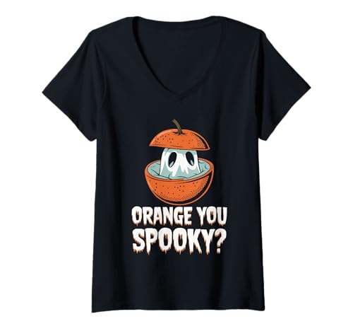 Damen Fröhlicher Leckerbissen für Obstliebhaber an Halloween T-Shirt mit V-Ausschnitt Damen Fröhlicher Leckerbissen für Obstliebhaber an Halloween T-Shirt mit V-Ausschnitt von Happy Halloween Fruit Trick Or Treat