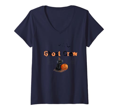 Damen Happy Halloween T-Shirt mit V-Ausschnitt Damen Happy Halloween T-Shirt mit V-Ausschnitt von Happy Halloween