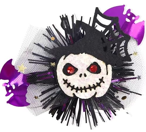 Happy Hold Halloween Haarspangen, Niedliche Mädchen Haar Accessoires, Geschenke, Haarspangen (Der Kürbis-Dämon) von Happy Hold