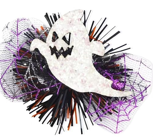Happy Hold Halloween Haarspangen, Niedliche Mädchen Haar Accessoires, Geschenke, Haarspangen (Gespenstisches Spinnennetz) von Happy Hold