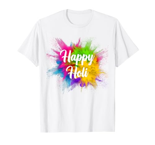 Happy Holi Holi-Festival-Outfit für Damen und Herren, Familie, Kinder T-Shirt Happy Holi Holi-Festival-Outfit für Damen und Herren, Familie, Kinder T-Shirt von Happy Holi Kids Apparel