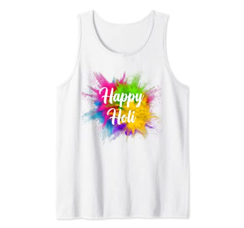 Happy Holi Holi-Festival-Outfit für Damen und Herren, Familie, Kinder Tank Top Happy Holi Holi-Festival-Outfit für Damen und Herren, Familie, Kinder Tank Top von Happy Holi Kids Apparel