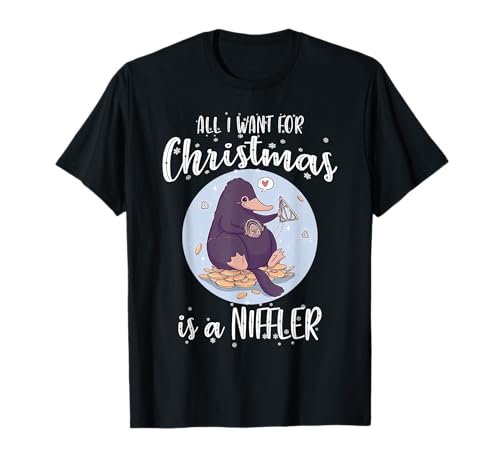 Niedliches Biest Niffler Lover Lustiges Weihnachtsfest für Jungen, Mädchen und Kinder T-Shirt Niedliches Biest Niffler Lover Lustiges Weihnachtsfest für Jungen, Mädchen und Kinder T-Shirt von Happy Holiday Christmas Clothing Apparel