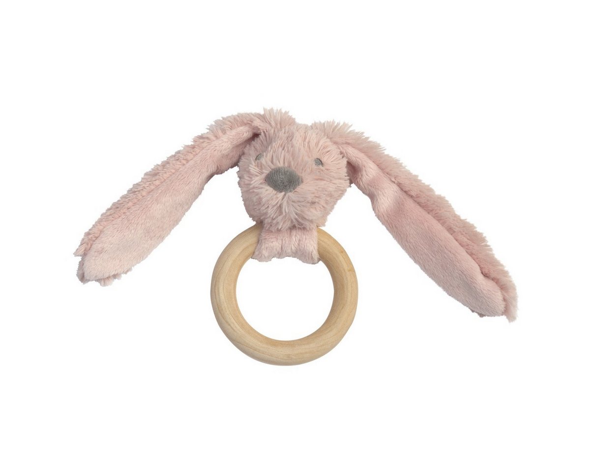 Happy Horse Beißring Beißring aus Holz Hase Richie Zahnungshilfe, 12cm von Happy Horse