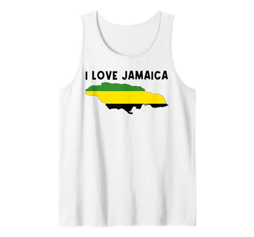 Ich Liebe Jamaica Hello Jamaica Map Flag Stolzer jamaikanischer Papa Mama Tank Top Ich Liebe Jamaica Hello Jamaica Map Flag Stolzer jamaikanischer Papa Mama Tank Top von Happy Jamaica Independence Day Proud Jamaican