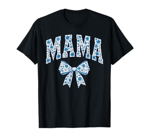 Groovy Floral Mama Süße Kokettenschleife Alles Gute zum Muttertag für Damen T-Shirt Groovy Floral Mama Süße Kokettenschleife Alles Gute zum Muttertag für Damen T-Shirt von Happy Mother's Day Outfit Collection.
