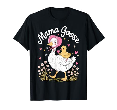 Mama Ente mit Baby Gänse Vintage Muttertag Frauen Mädchen T-Shirt Mama Ente mit Baby Gänse Vintage Muttertag Frauen Mädchen T-Shirt von Happy Mother's Day Outfit Collection.
