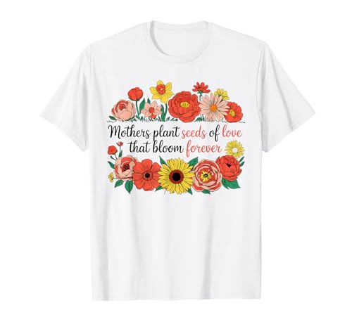 Retro Floral Mama Blume Happy Mother's Day Frauen Mädchen T-Shirt von Happy Mother's Day Outfit Collection.