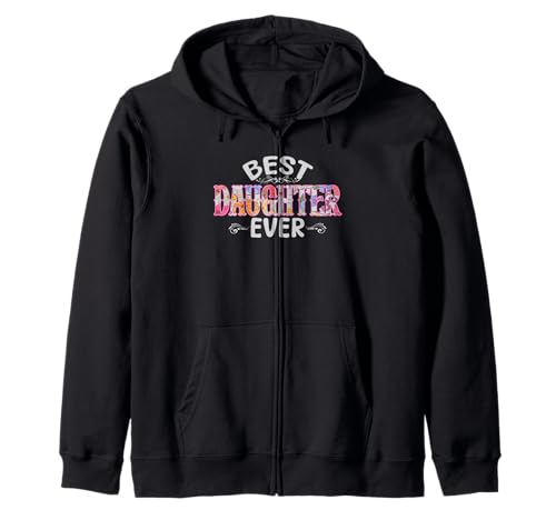 Blumen Muttertag Lustig Beste Tochter Ever Männer Frauen Kinder Kapuzenjacke von Happy Mothers Day Best Mom Ever