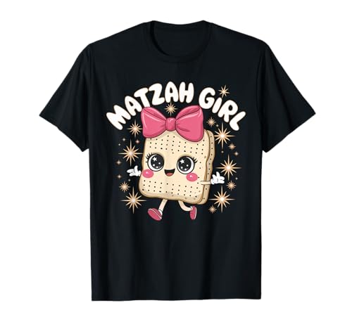 Matzah Girl Happy Passover, Cute Jüdischer Pesach Seder Matzah T-Shirt Matzah Girl Happy Passover, Cute Jüdischer Pesach Seder Matzah T-Shirt von Happy Passover Jewish Gifts Idea