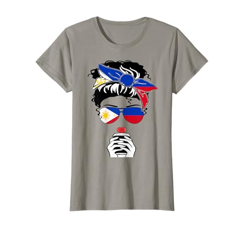 Coole Filipino Coffee Mama Girl Tante Philippinen Flagge Grafik T-Shirt Coole Filipino Coffee Mama Girl Tante Philippinen Flagge Grafik T-Shirt von Happy Philippines Independence Day I Love Manila