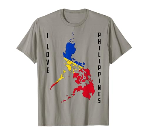 Hallo Manila, ich Liebe die philippinische Landkarte, Flagge, stolze philippinische Mama T-Shirt Hallo Manila, ich Liebe die philippinische Landkarte, Flagge, stolze philippinische Mama T-Shirt von Happy Philippines Independence Day I Love Manila