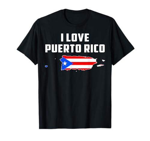 I Love San Juan Puerto Rico Karte Flagge Stolz Puerto Rican Mama T-Shirt I Love San Juan Puerto Rico Karte Flagge Stolz Puerto Rican Mama T-Shirt von Happy Puerto Rico Independence Proud Puerto Rican