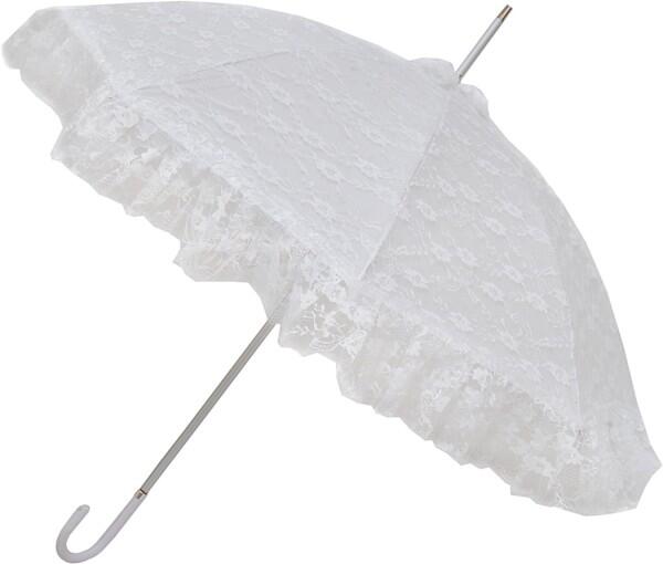 Happy Rain - Happy Rain Brautschirm, Weiß von Happy Rain