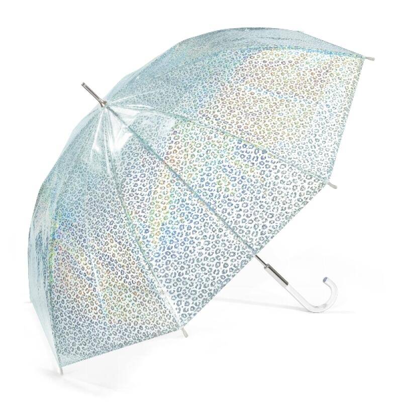 Happy Rain - happy rain Essentials Long AC PEO Regenschirm 325g Glitter Leo von Happy Rain