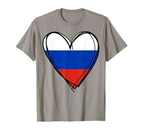 Stolzer russischer Junge Mädchen Tante Onkel Papa Mama Russland Flagge Herz T-Shirt Stolzer russischer Junge Mädchen Tante Onkel Papa Mama Russland Flagge Herz T-Shirt von Happy Russia Independence Day I Love Moscow Tee