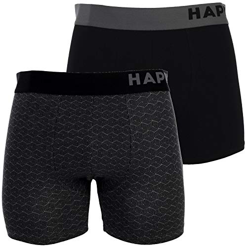 Happy Shorts 2 Pants Jersey Trunk Herren Boxershorts Boxer witzige Designs D15, Grösse:XL - 7-54, Farbe:Design 015 von Happy Shorts