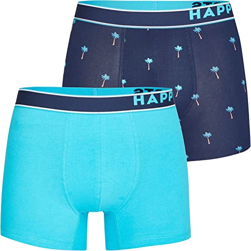 Happy Shorts 2 Pants Jersey Trunk Herren Boxershorts Palme - Palm Tree, Grösse:M, Präzise Farbe:Palme Happy Shorts 2 Pants Jersey Trunk Herren Boxershorts Palme - Palm Tree, Grösse:M, Präzise Farbe:Palme von Happy Shorts