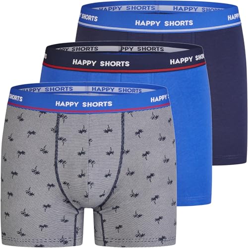 Happy Shorts 2er oder 3er Pack Herren Boxershorts, Trunks, Jerseys Farbwahl, Grösse:L, Farbe:3er Pack D10 Happy Shorts 2er oder 3er Pack Herren Boxershorts, Trunks, Jerseys Farbwahl, Grösse:L, Farbe:3er Pack D10 von Happy Shorts