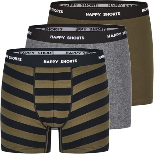 Happy Shorts 2er oder 3er Pack Herren Boxershorts, Trunks, Jerseys Farbwahl, Grösse:M, Farbe:3er Pack D06 Happy Shorts 2er oder 3er Pack Herren Boxershorts, Trunks, Jerseys Farbwahl, Grösse:M, Farbe:3er Pack D06 von Happy Shorts